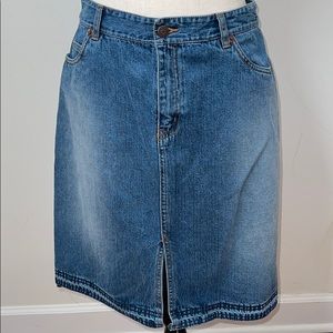 The Limited Jean Skirt